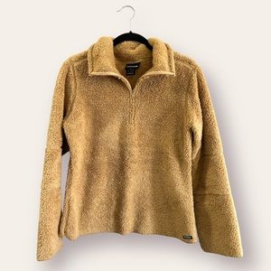 Athleta teddy fleece quarter zip